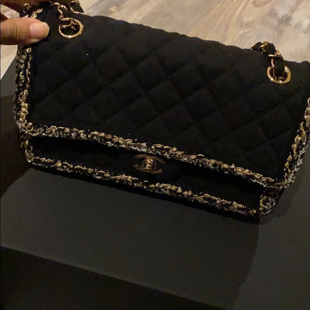 Chanel black handbag